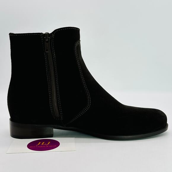 La Canadienne Women's Sophie Espresso Waterproof Suede Ankle Boots Size 5.5 - Picture 7 of 11